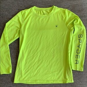 Spyder Neon Yellow/Green Rashguard